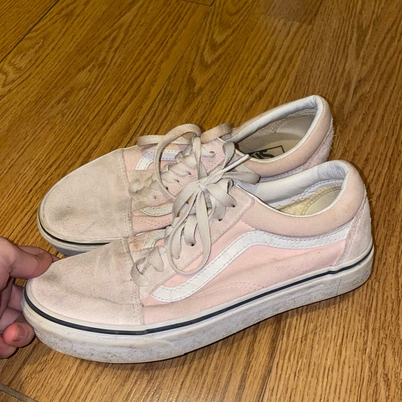 Vans Old Skool Shoes pink size 7.5 - Picture 3 of 3